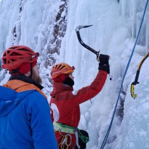 Ice Climbing in Abisko